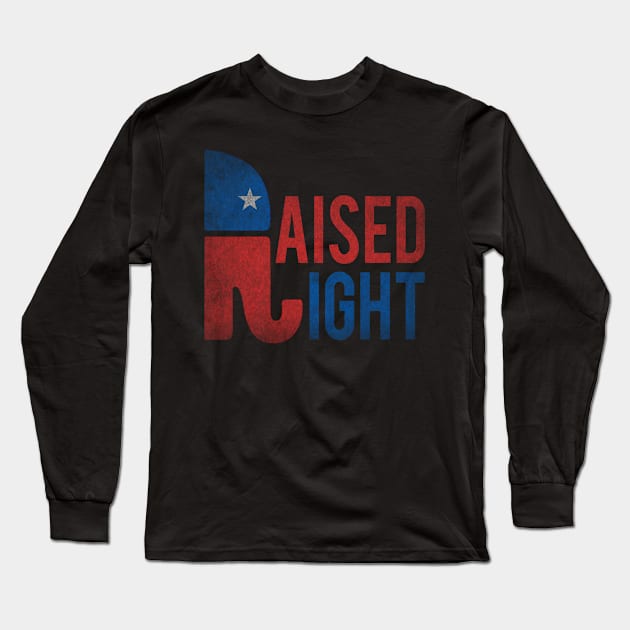 Raised Right Vintage Long Sleeve T-Shirt by Flippin' Sweet Gear